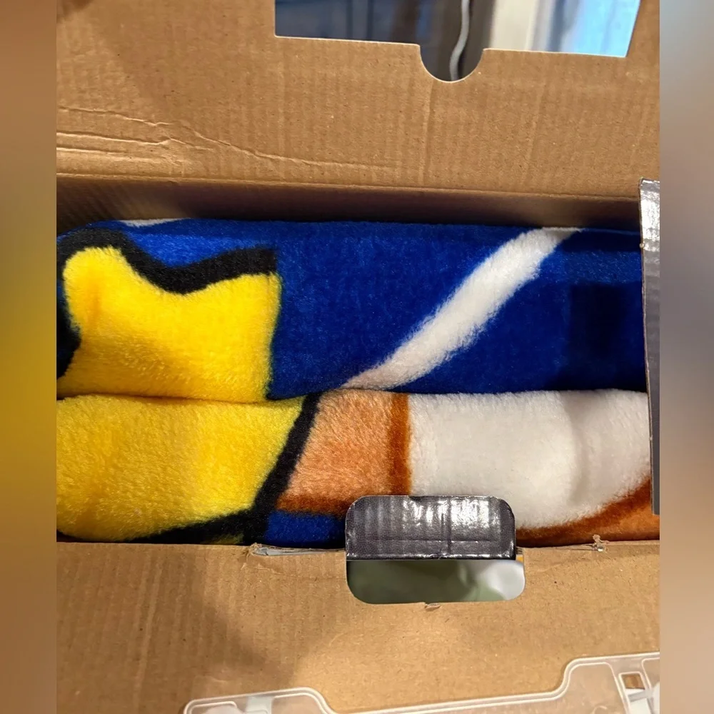 Los Angeles Rams NFL Royal Plush Baby Blanket New in Box 40 x 50